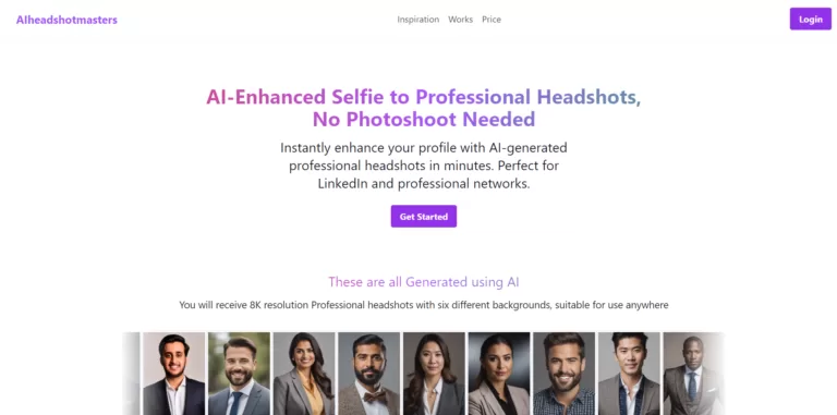 AIHeadshotmasters - Discover the future of professional headshots with AIHeadshotMasters – an avant-garde online platform revolutionizing the way individuals craft their portraits. This cutting-edge tool harnesses the power of advanced AI technology