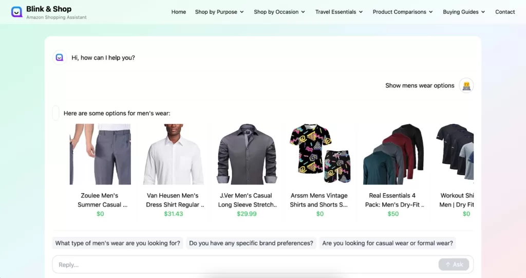 Blinkn.shop : Amazon Shopping Assistant - Introducing Blink: Your Ultimate Amazon Shopping Assistant!  rnrnAre you tired of sifting through endless Amazon product listings to find that perfect item? Say hello to Blink