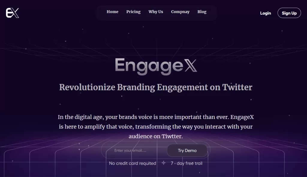 EngageX - EngageX is an innovative tool designed to identify tweets relevant to your brand