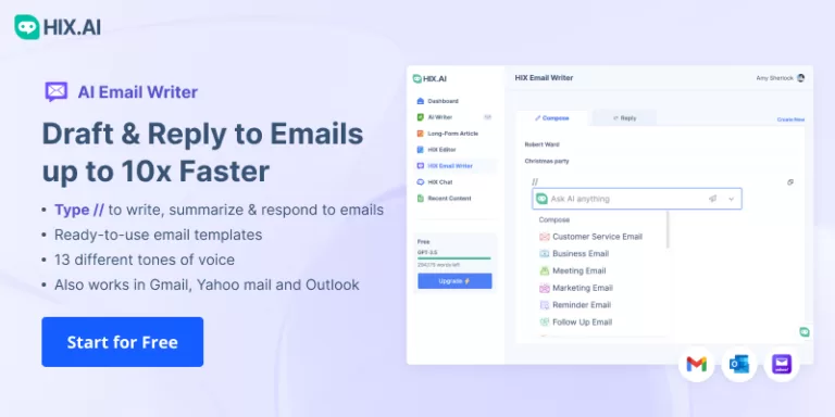 HIX Email Writer - Our web-based email generator comes with hundreds of templates for all common emails. Whether you need to send a formal invitation