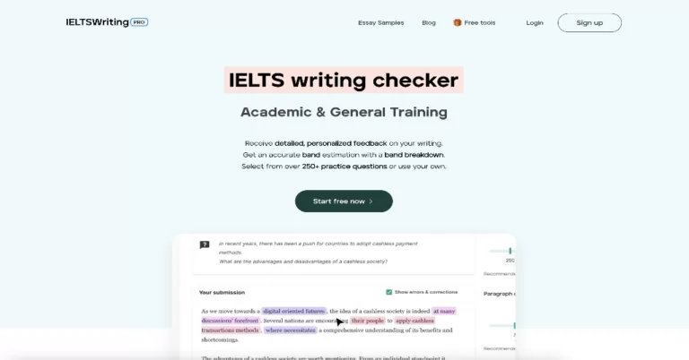 IELTS Writing Pro - IELTS Writing Checker. IELTS Writing Pro offers detailed feedback and realistic band estimations for both Academic and General Training IELTS writing. Choose from over 250 exam questions or use your own. Perfect for IELTS candidates seeking expert guidance.