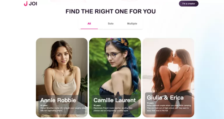 JOI AI - JoiAI is a website where you can create your own AI boyfriend or girlfriend. You can choose their gender