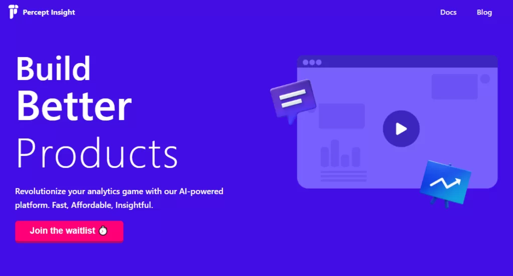 Percept Insight - Percept Insight is a revolutionary end-to-end real time analytics SAAS offering that helps to build a better business through deep insights at minimal cost. rnDiscover comprehensive interaction analytics & insights with our all-in-one Intelligent platformrnImprove your products by converting user actions into impactful insights using Percept Insight.rnA next-generation AI-powered digital analytics platform that aims at providing unparalleled experience in creating reports with No Code or No Learning Curve.
