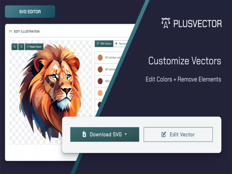 PlusVector - Generate custom SVGs and high quality vector illustrations instantly with PlusVector.  Create custom vector illustrations