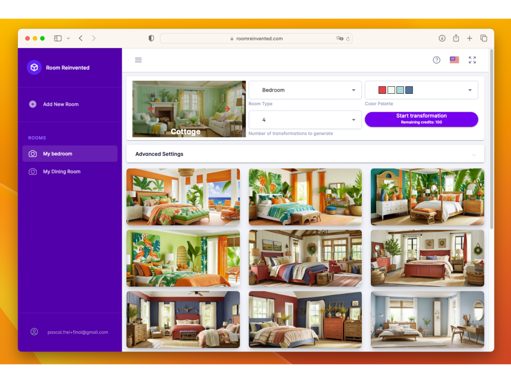 Room Reinvented - Transform your room effortlessly with Room Reinvented! Upload a photo and let AI create over 30 stunning interior styles. Elevate your space today.
