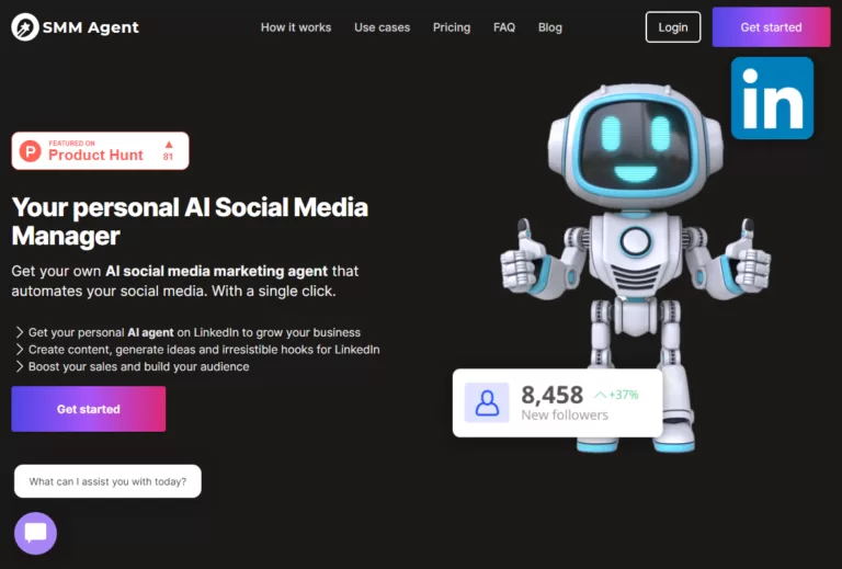 SMM Agent - SMM Agent is a platform to build AI agents for LinkedIn.