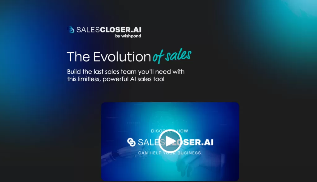 SalesCloser AI - AI-powered Virtual Sales reps that can perform discovery calls