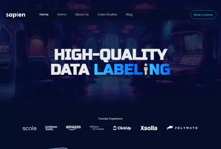 Sapien - We help organizations prepare data for AI training via a consumer game that empowers labellers to work from anywhere with an internet connection. Our gamified labelling interface is designed to make data annotation fun and engaging while providing real-time feedback to ensure accurate labels. For our paying customers