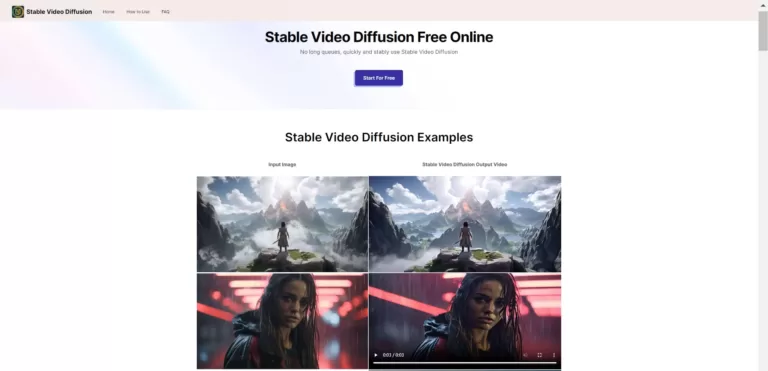 Stable videtable video diffusion online - stable video diffusion online：Activate Your Images for Free - Bring Pictures to Life with Stable Video Diffusion online!