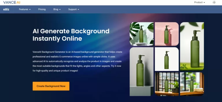 VanceAI - VanceAI Background Generator is an advanced tool that utilizes artificial intelligence to generate captivating backgrounds for your product images.