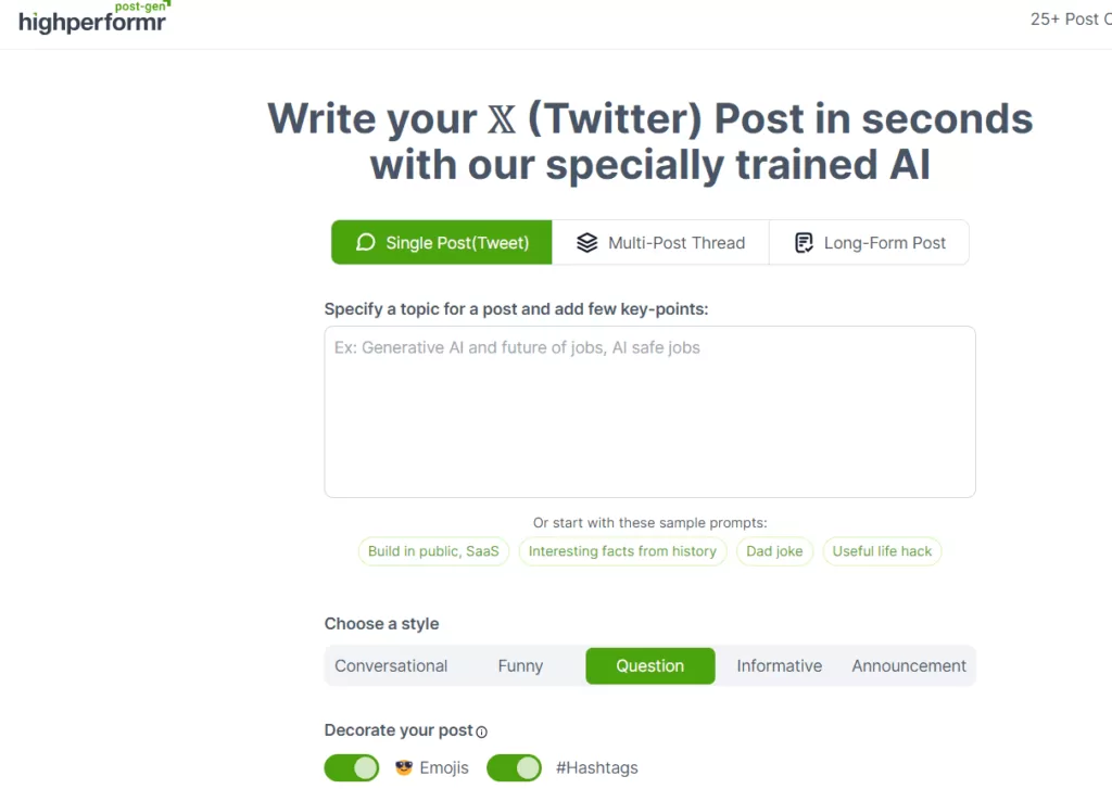 X(Twitter) thread generator - Introducing the X(Twitter) Thread Generator