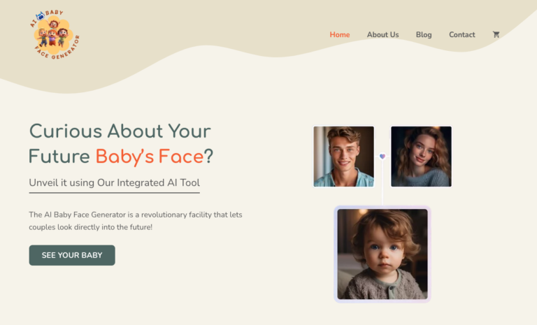 AI Baby Face Generator The AI Baby Face Generator is a revolutionary facility that lets couples look directly into the future!
