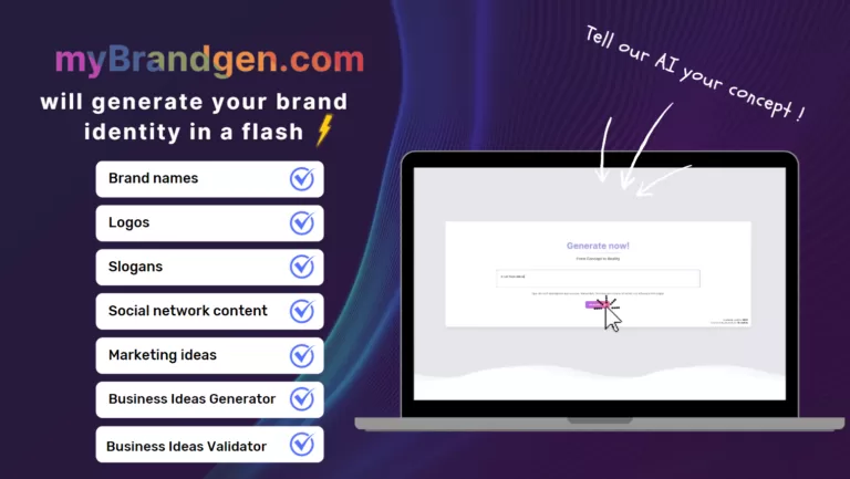 myBrandgen.com - Get your brand identity and business concepts in seconds!