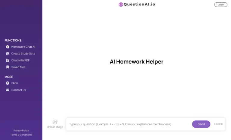 QuestionAI - Get help with Question AI Homework helper. Ask AI for homework help.