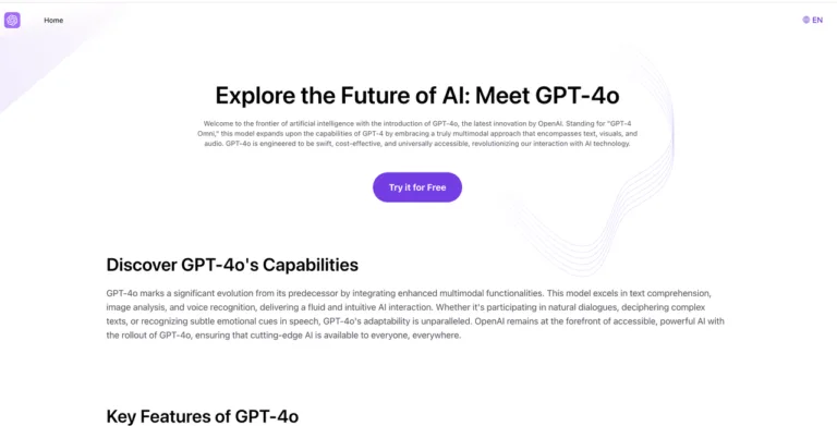 GPT4o.so: ChatGPT 4o Free Online - Free