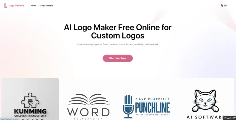 LogoGalleria : AI Logo Maker with Precision Free Online - AI-Powered Logos: Imagination Meets Precision