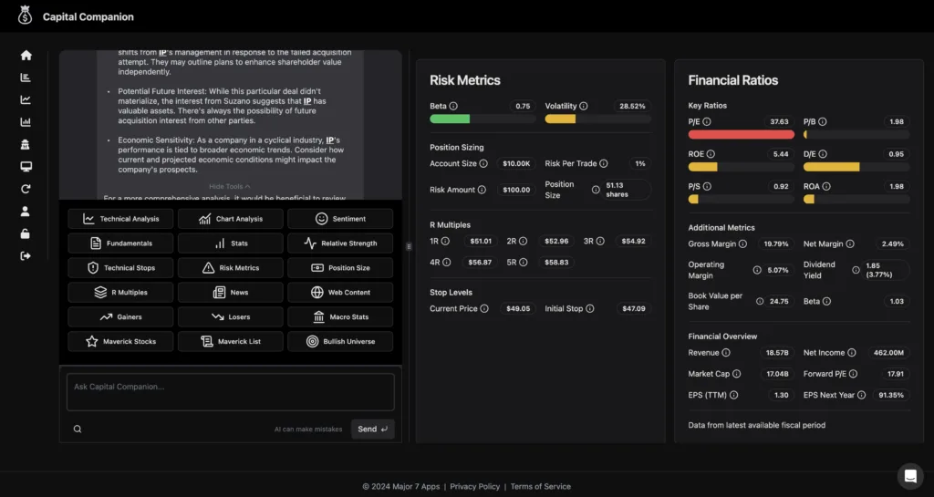 Capital Companion - Capital Companion is your AI-powered financial sidekick