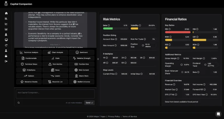 Capital Companion - Capital Companion is your AI-powered financial sidekick