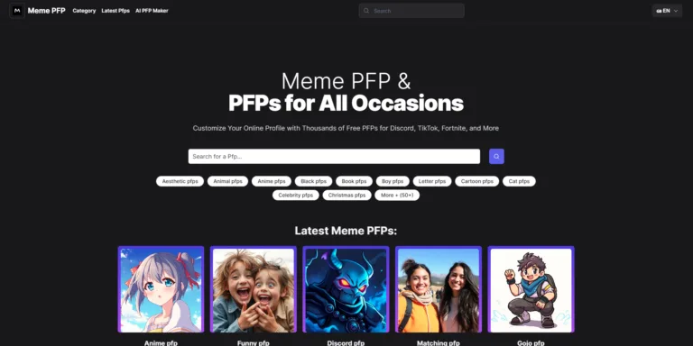 Meme PFP - Meme PFP is an AI tool that generates custom profile pictures while offering thousands of free