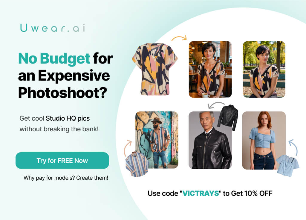 Uwear.ai - Uwear.ai is a tool for clothing brands and manufacturers to generate on-model photos of their products from a single flat lay image. As opposed to other tool in this space