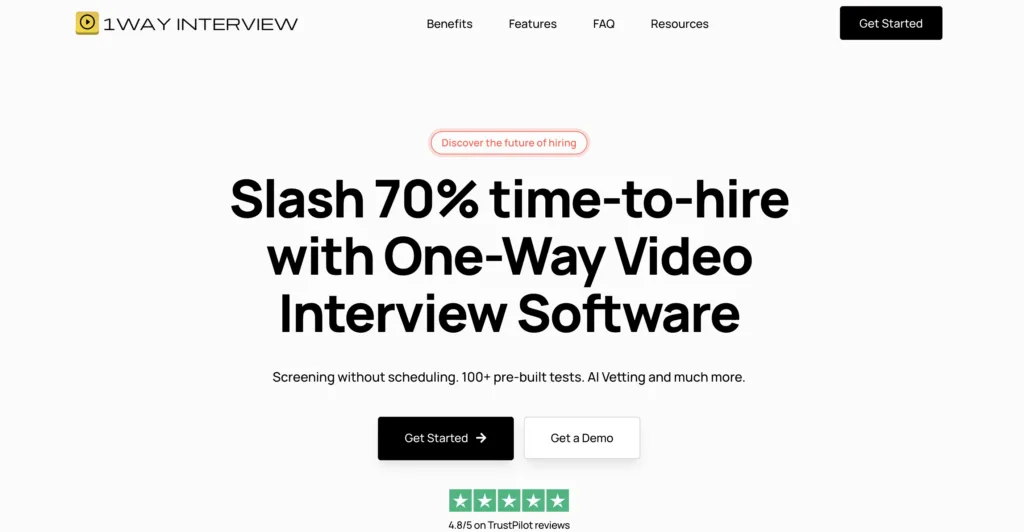 1Way Interview - 1Way Interview helps employers hire faster with on-demand video interviews. Candidates record responses on their own time