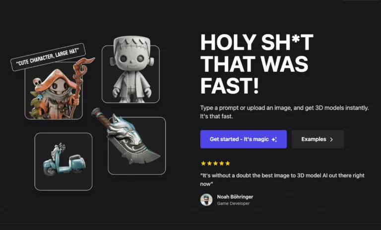 3D AI Studio - 3D AI Studio is a AI toolkit that enables users to effortlessly transform text or images into high quality 3D assets. Unleash your creativity with 3D AI Studio – the future of 3D Assets.