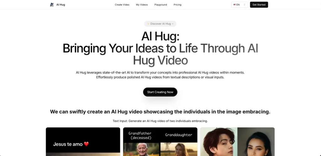 AI Hug - AI Hug - Free Online AI Tool for Hug Video Creation