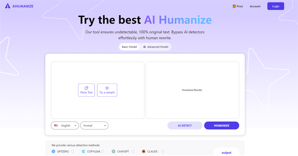 AI Humanize - AI Humanize is a tool that turns AI text into human-like writing