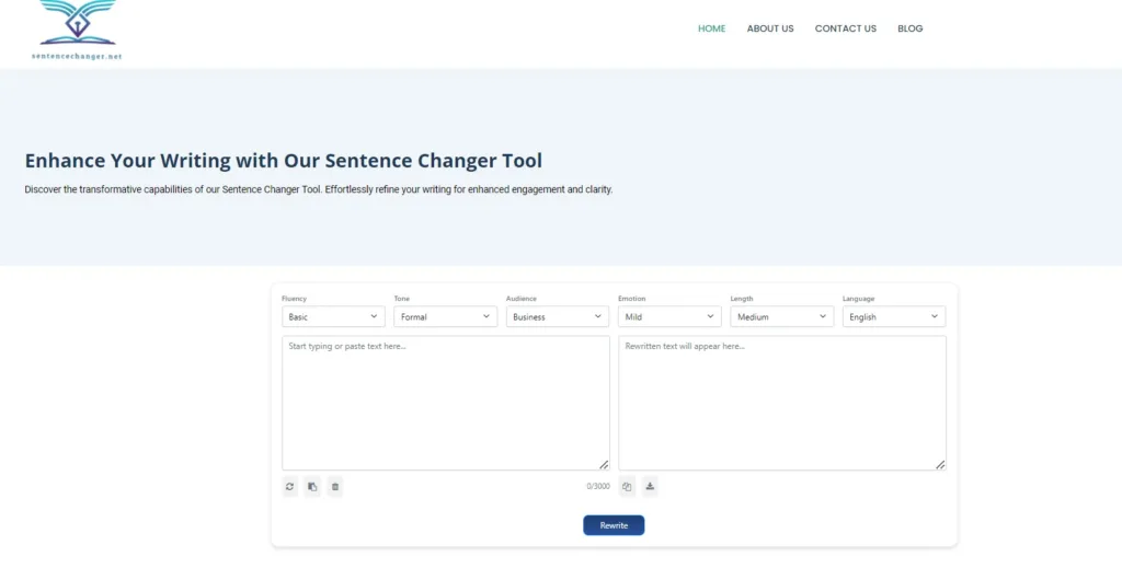 AI Sentence Changer and Rewriter Tool - Transform your content creation process with the AI Sentence Changer and Rewriter Tool. Generate unique variations effortlessly!