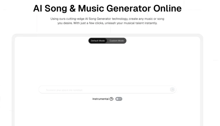 AI Song Generator - Using ours cutting-edge AI Song Generator technology