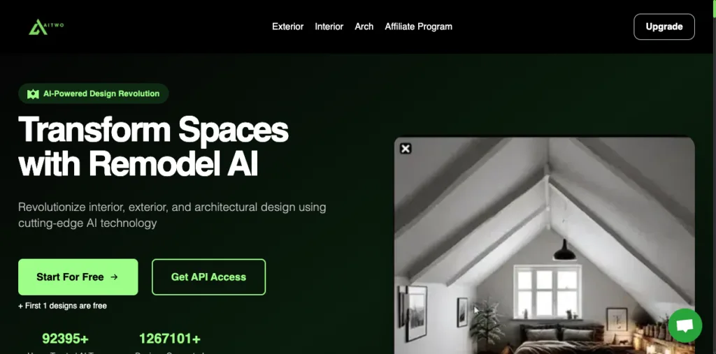 AI Two - AI Two - Remodel House & Design Arch with AI for Free
