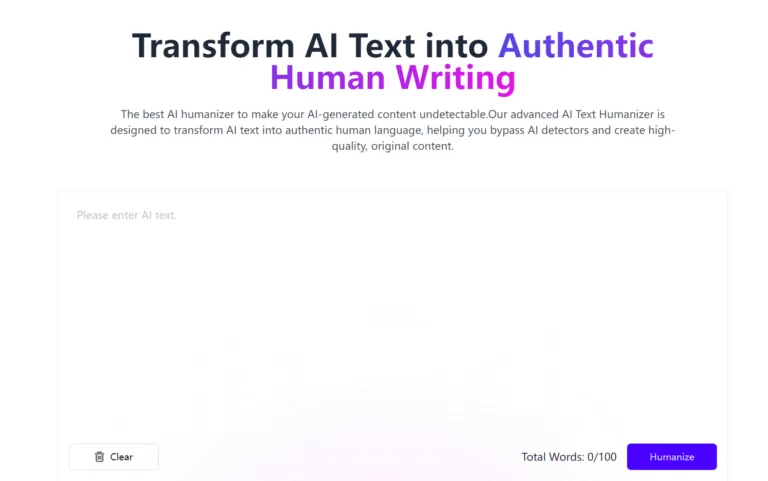 AITextHumanize - AITextHumanize employs advanced algorithms to transform AI-generated text