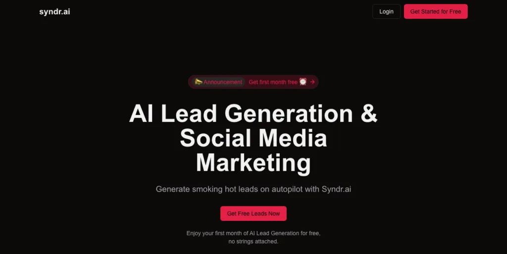 Ai Lead Generation & Social Media Marketing - Generate hot leads on autopilot by using X and Facebook Groups to identify and connect with prospects at the perfect moment through real-time email alerts about relevant discussions in your industry.