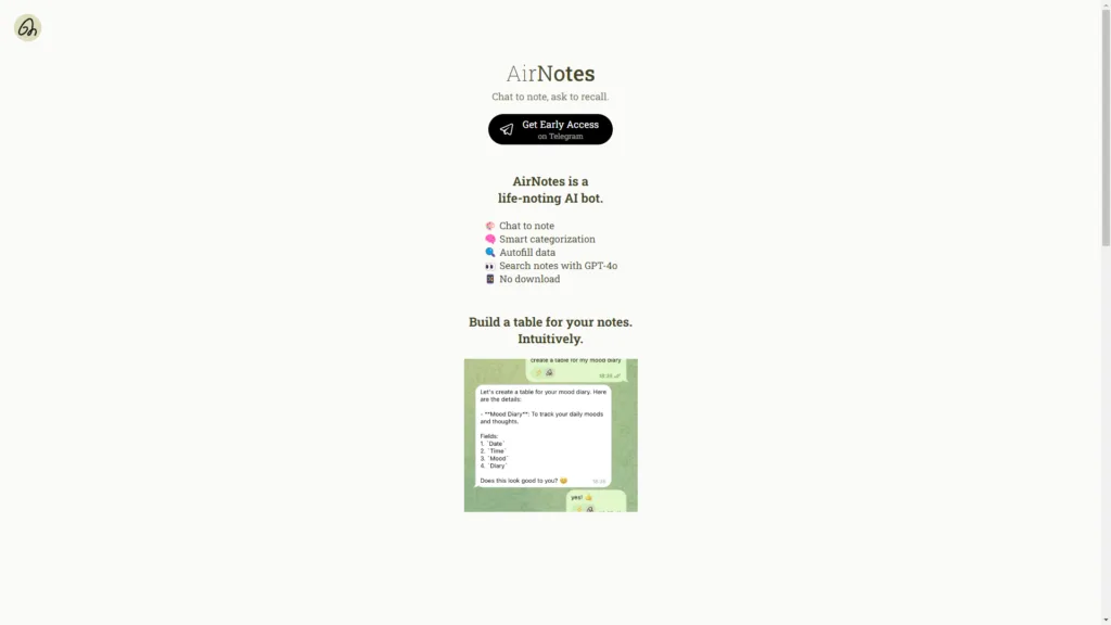 AirNotes AI - Your airy second brain AI: AirNotes turns your chaotic and random notes into organized
