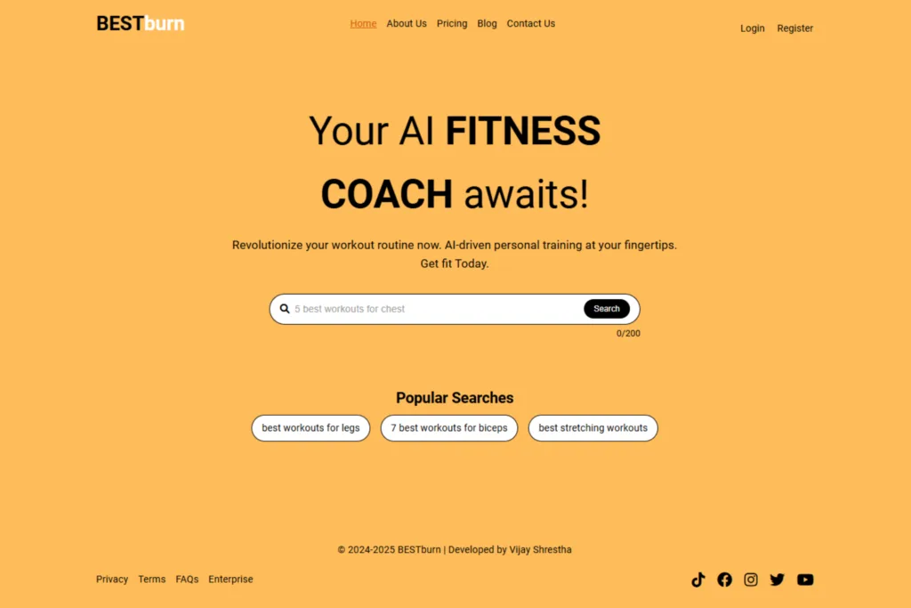 BESTburn - BESTburn: Your AI Fitness Coach