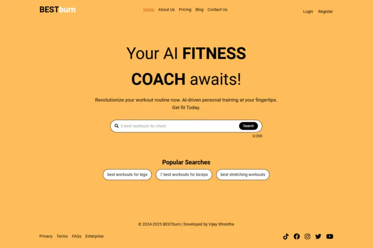 BESTburn - BESTburn: Your AI Fitness Coach