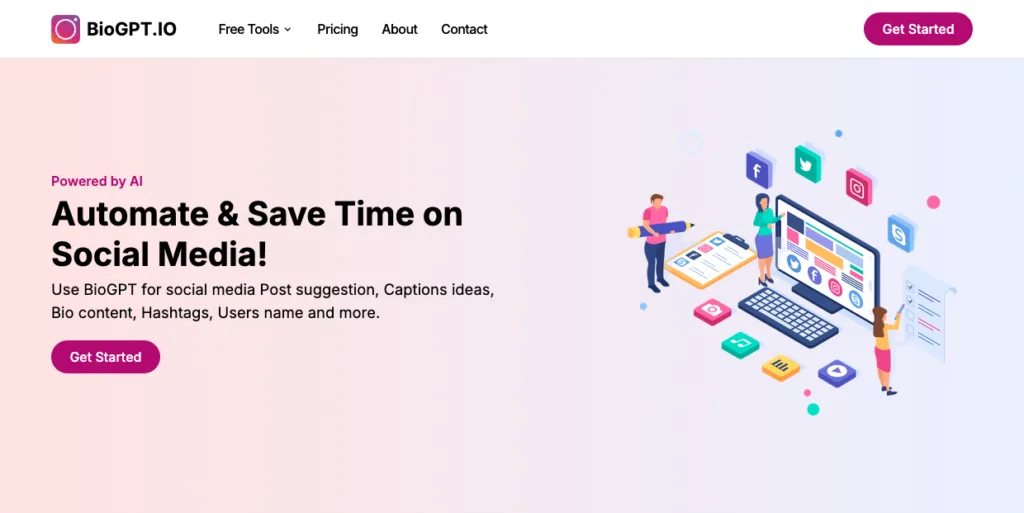 BioGPT - BioGPT is one of the most advanced AI based software developed to change the way you use your social media. Whether you require catchy bios