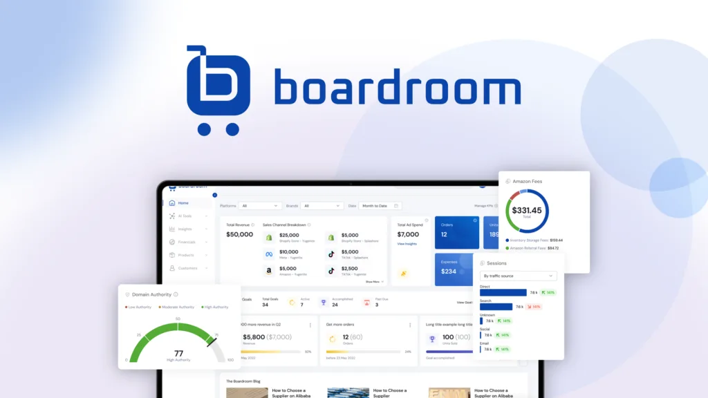 Boardroom - Track your ecommerce sales