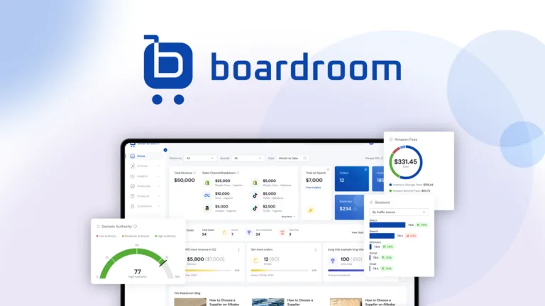 Boardroom - Track your ecommerce sales