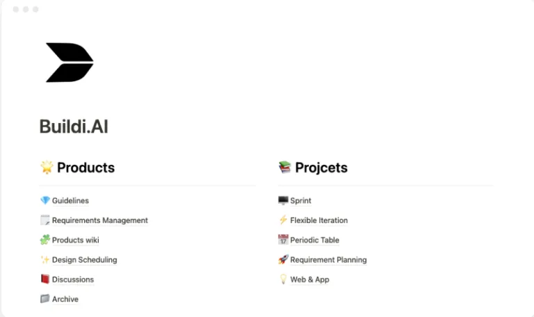 Buildin.AI - Buildin.AI is a real-time collaboration space where you can write