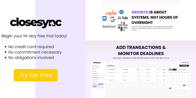 CloseSync - Closesync redefines real estate transaction management. Automate workflows