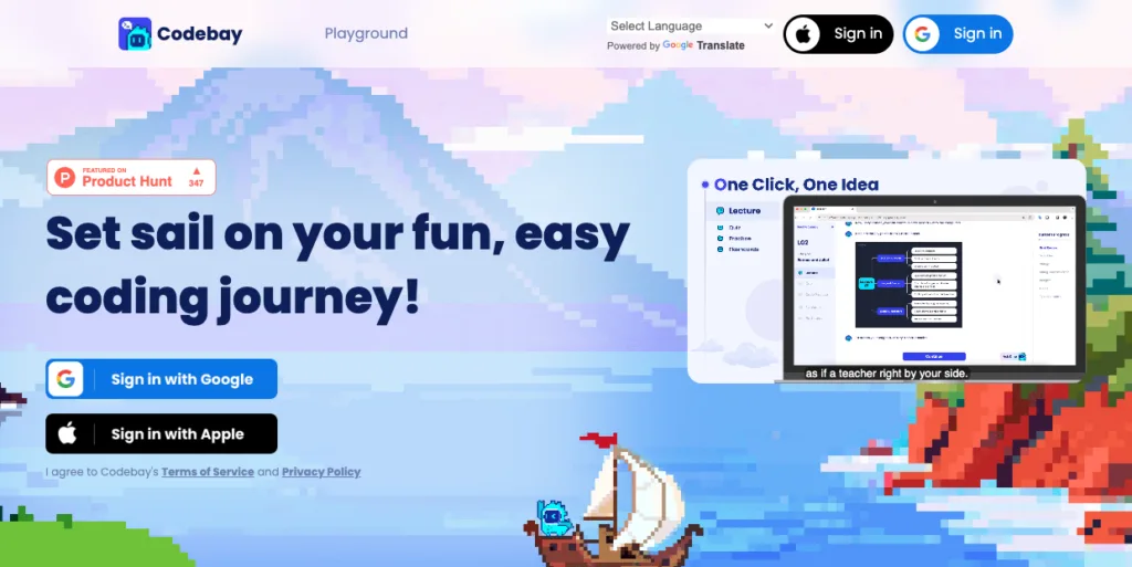 Codebay - Codebay is tailored for programming beginners.Its unique interactive courses are engaging and seamlessly integrate learning with practice. With a dedicated AI tutor available for real-time assistance