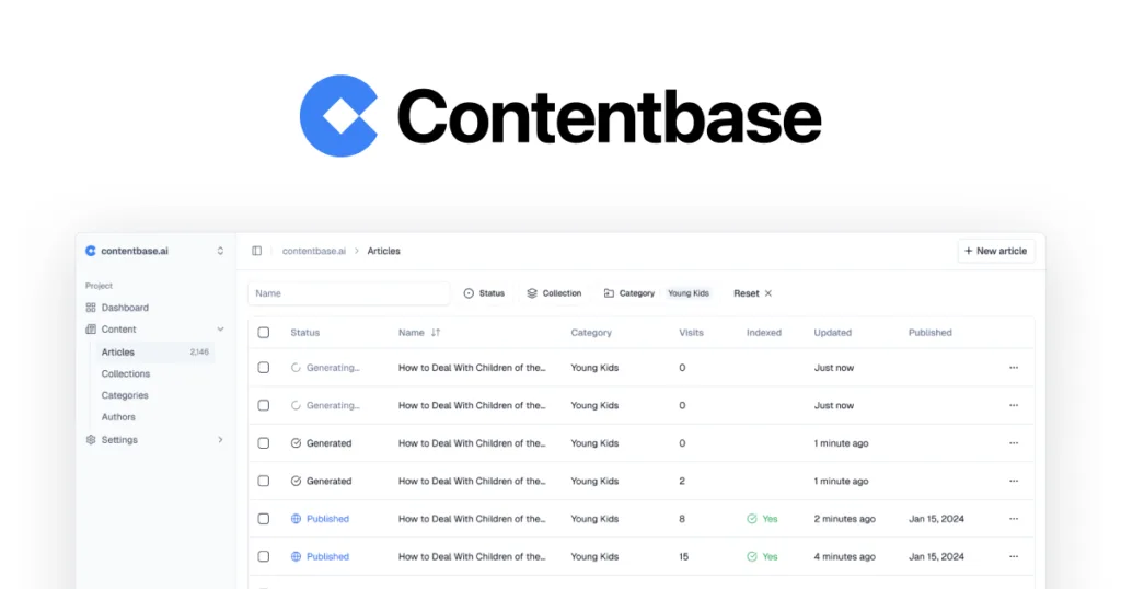 Contentbase - Automate your blog—from SEO research to writing