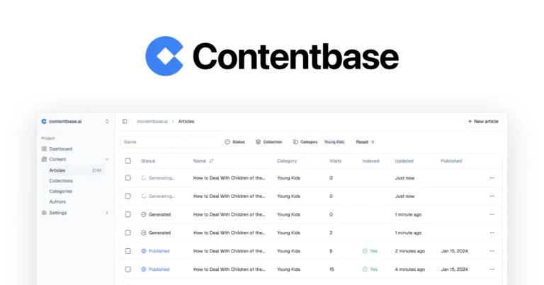 Contentbase - Automate your blog—from SEO research to writing