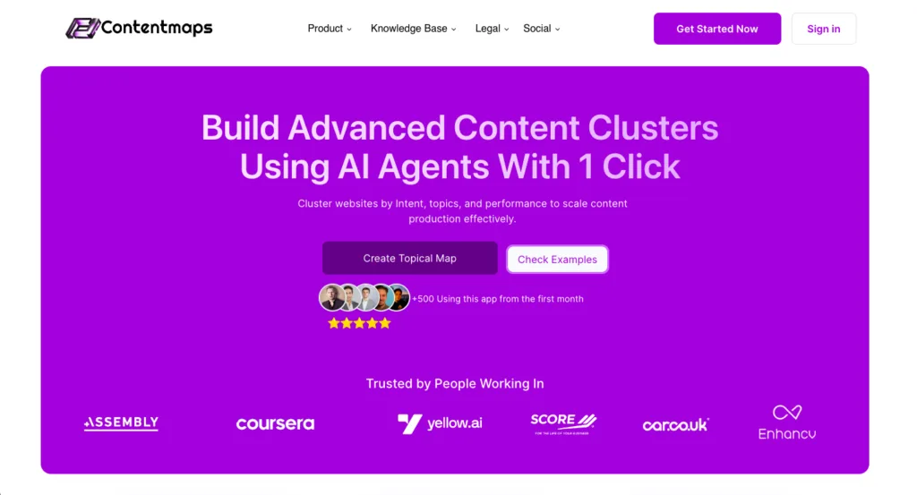Contentmaps AI - AI-Powered Content Clusters: Save 70+ Hours While Building Better SEO