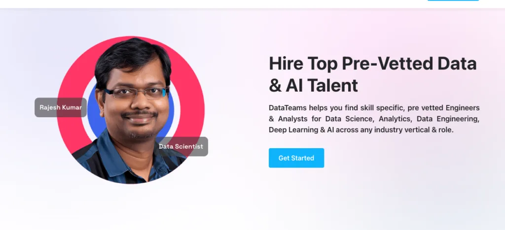 DataTeams - Hire Top Pre-Vetted Data & AI Talent