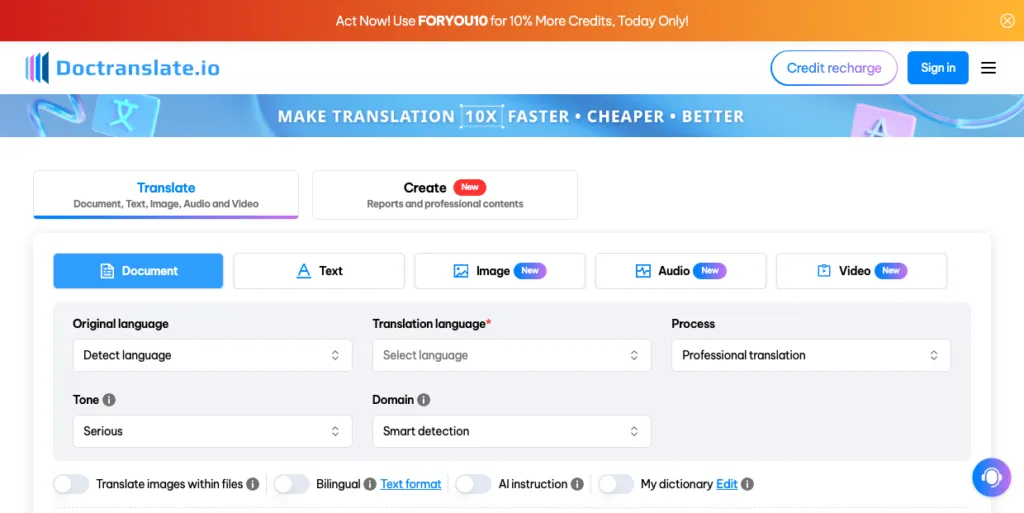 Doctranslate - DocTranslate.io revolutionizes document translation