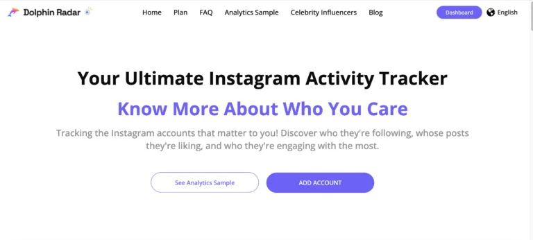 Dolphin Radar - Dolphin Radar is a powerful tool for tracking Instagram activity. Discover who they're following