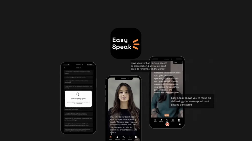 EasySpeak - Create videos confidently and deliver flawless messages with our app—never forget your lines
