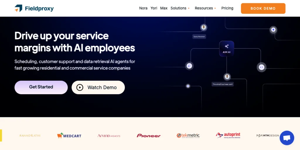 Fieldproxy - Fieldproxy is an AI-powered field service management platform that helps businesses optimize field operations. It offers no-code customization for mobile apps